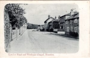 London Road and Wesleyan Chapel, Brandon